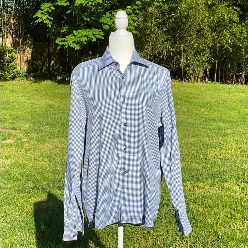 Hugo Boss Checkered Dress Shirt